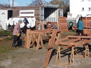 Conception, Sourcing et accompagnement Abri à Moutons